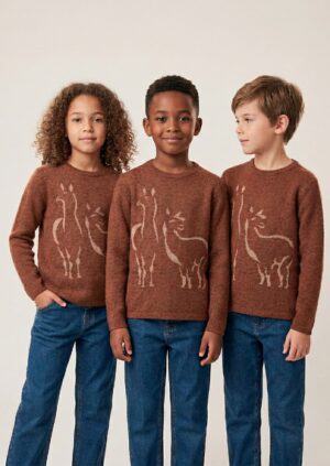 Tomás Kids Alpaca Motif Sweater